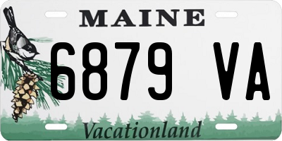 ME license plate 6879VA