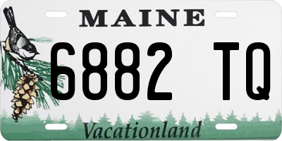 ME license plate 6882TQ