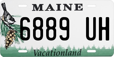 ME license plate 6889UH