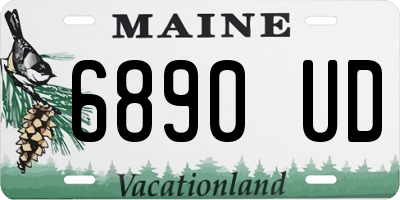 ME license plate 6890UD