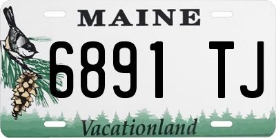 ME license plate 6891TJ