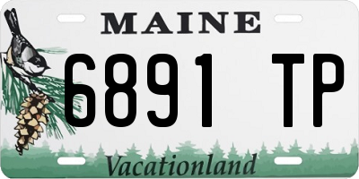 ME license plate 6891TP