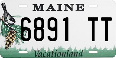 ME license plate 6891TT