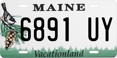 ME license plate 6891UY