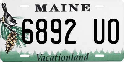 ME license plate 6892UO