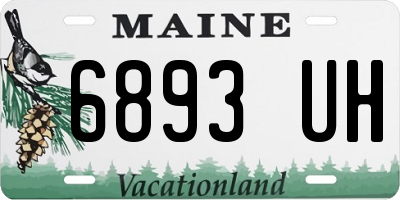 ME license plate 6893UH