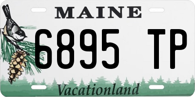 ME license plate 6895TP