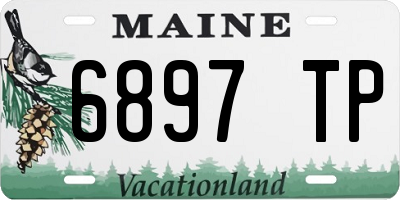 ME license plate 6897TP