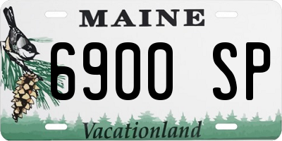 ME license plate 6900SP