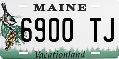 ME license plate 6900TJ