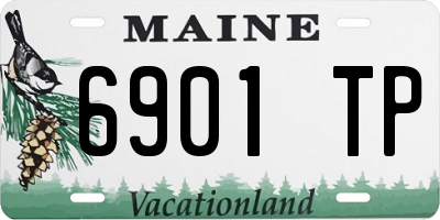 ME license plate 6901TP