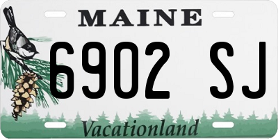 ME license plate 6902SJ
