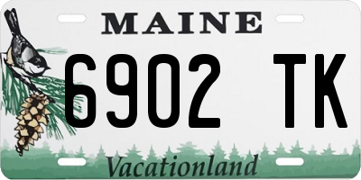 ME license plate 6902TK
