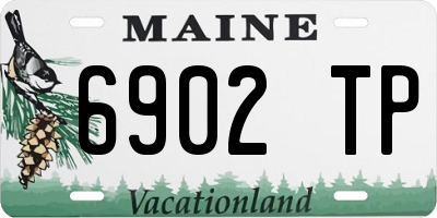 ME license plate 6902TP