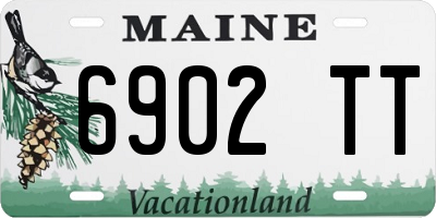ME license plate 6902TT