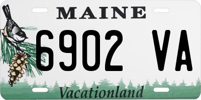 ME license plate 6902VA
