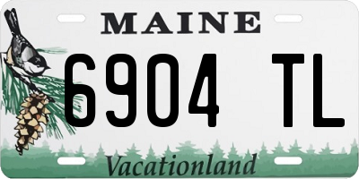 ME license plate 6904TL