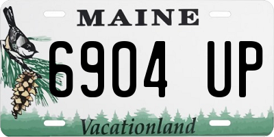 ME license plate 6904UP