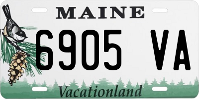 ME license plate 6905VA