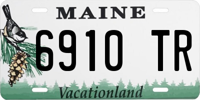 ME license plate 6910TR