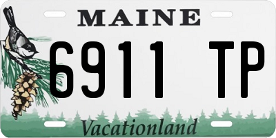 ME license plate 6911TP