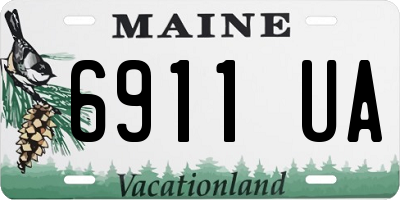 ME license plate 6911UA