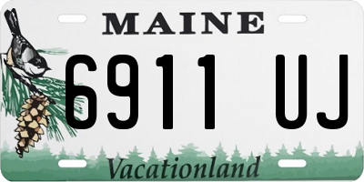 ME license plate 6911UJ