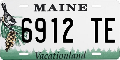 ME license plate 6912TE