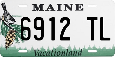ME license plate 6912TL
