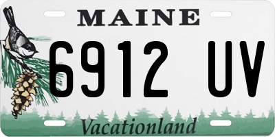 ME license plate 6912UV