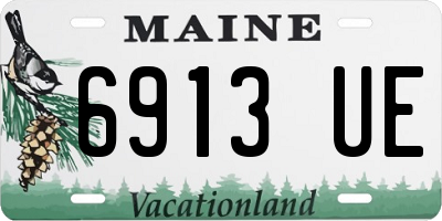 ME license plate 6913UE