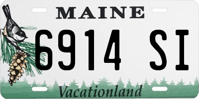 ME license plate 6914SI