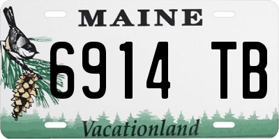 ME license plate 6914TB