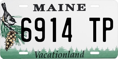 ME license plate 6914TP