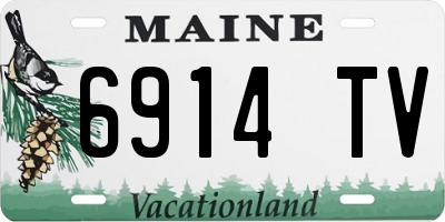 ME license plate 6914TV