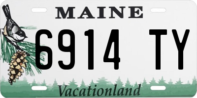 ME license plate 6914TY
