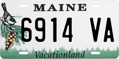 ME license plate 6914VA