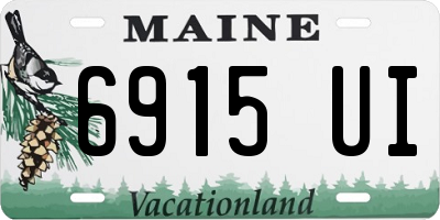 ME license plate 6915UI
