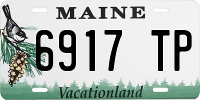 ME license plate 6917TP