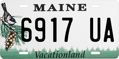 ME license plate 6917UA