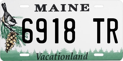 ME license plate 6918TR