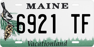 ME license plate 6921TF