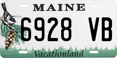 ME license plate 6928VB