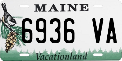 ME license plate 6936VA