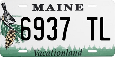 ME license plate 6937TL