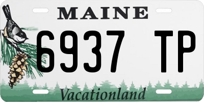 ME license plate 6937TP