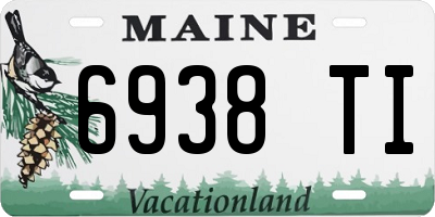 ME license plate 6938TI