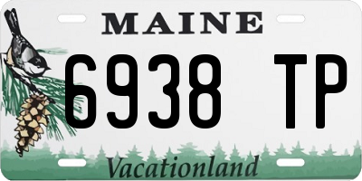 ME license plate 6938TP