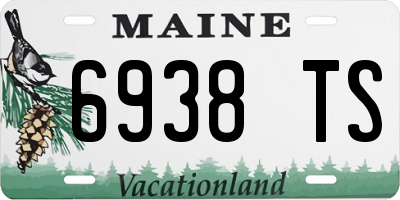ME license plate 6938TS