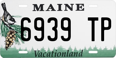 ME license plate 6939TP